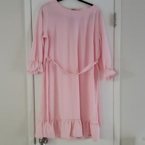 NWT Numoco Pink Ruffle Dress